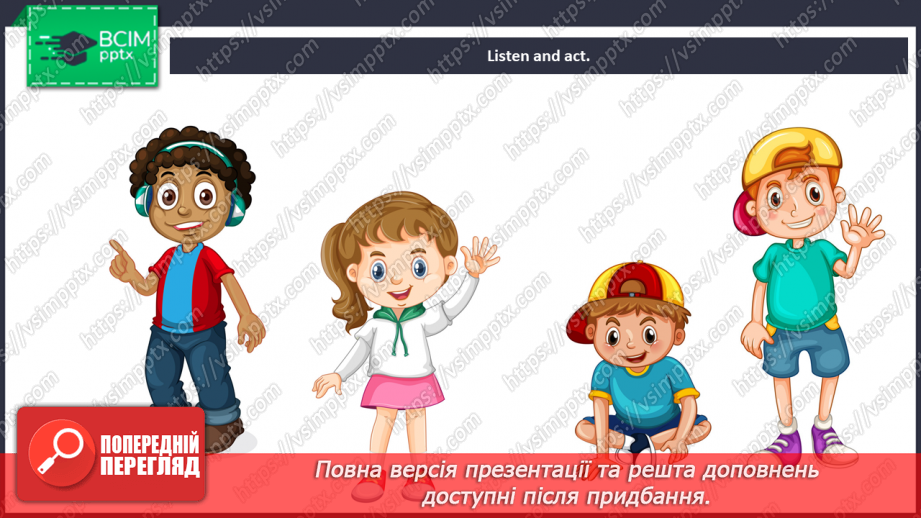 №002 - Introduction. Classroom instructions. “Say ‘Hello’!”, “Stand up!”, “Sit down!”, “Listen!”, “Sing!”12