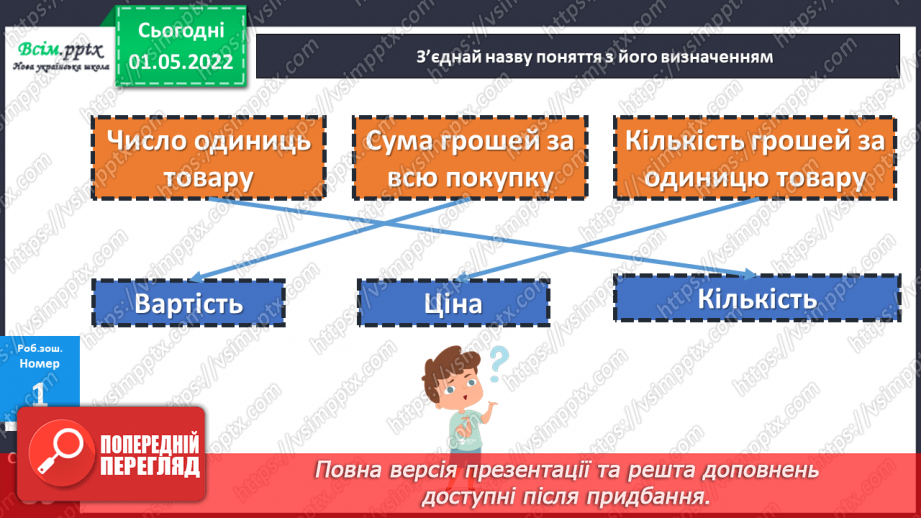 №160 - Вартість. Підрахунок грошей.23 №160 - Вартість. Підрахунок грошей.23