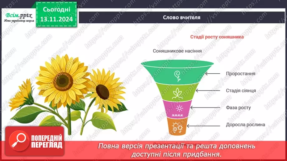 №12 - Аплікація з паперу. Послідовність дій під час створення аплікацій. Проєктна робота «Соняшник».8