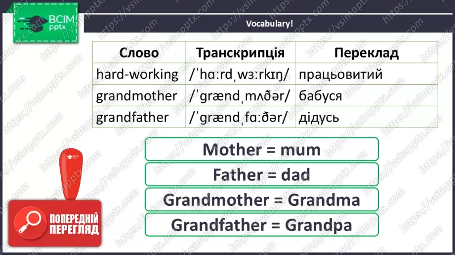 №009 - Характеристика друзів та сім'ї.  Розвиток навичок усного продукування. Characterizing friends and family.4 №009 - Характеристика друзів та сім'ї.  Розвиток навичок усного продукування. Characterizing friends and family.4