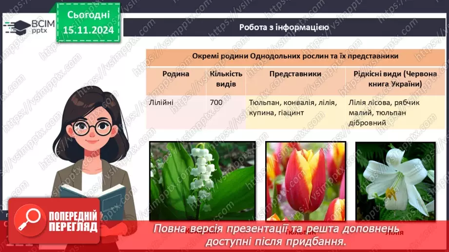 №36 - Квіткові. Різноманіття квіткових.15 №36 - Квіткові. Різноманіття квіткових.15