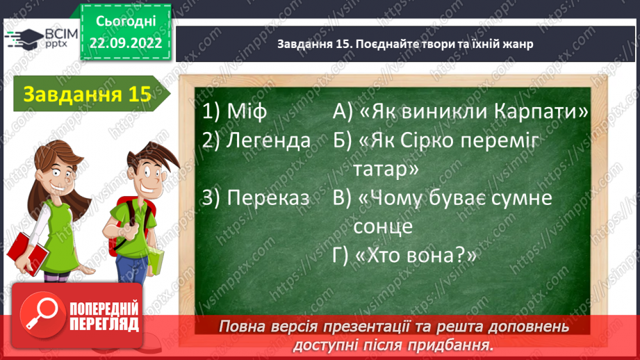 №12 - Контрольна робота №1 з теми «Невичерпні джерела мудрості »(тести)19