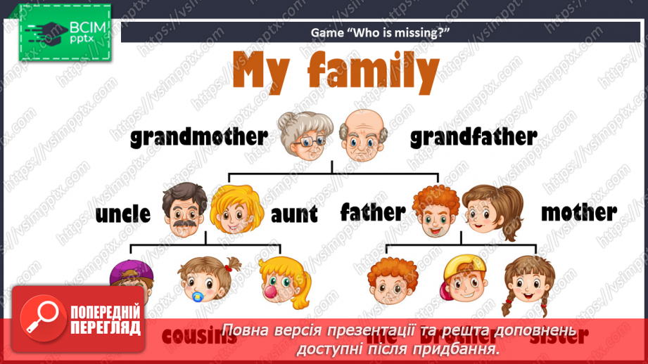 №026 - My family and friends. Identification of family members.6