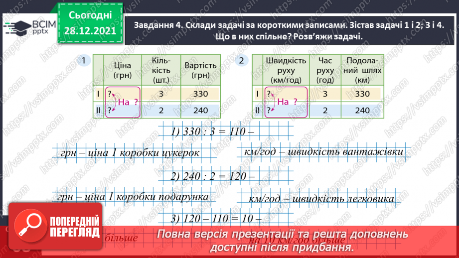 №081 - Розв’язуємо складені задачі з величинами: подоланий шлях, швидкість руху17 №081 - Розв’язуємо складені задачі з величинами: подоланий шлях, швидкість руху17