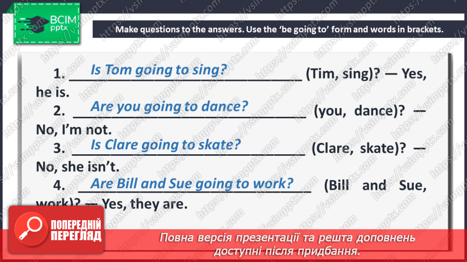 №061 - Grammar Search. Construction “be going to”.11 №061 - Grammar Search. Construction “be going to”.11