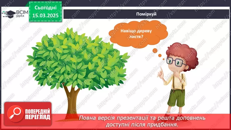 №080 - Будова рослин. Форма листя.18 №080 - Будова рослин. Форма листя.18
