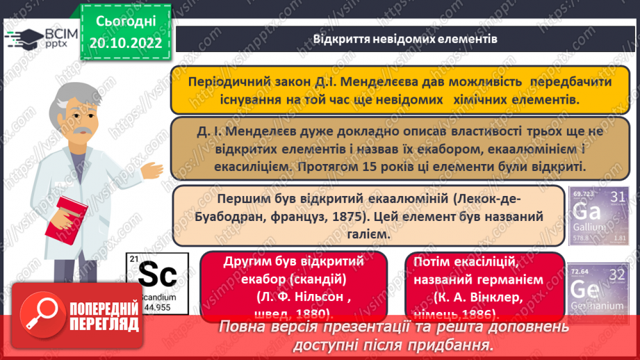 №19 - Значення періодичного закону.14 №19 - Значення періодичного закону.14