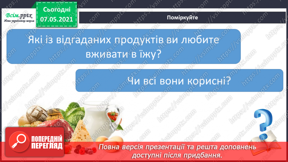 №059 - Збереження органів травлення. Правила споживання їжі15