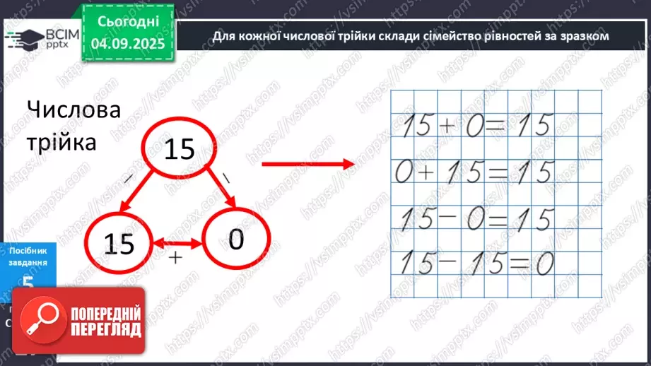 №010 - Числовий вираз. Числова трійка. Сімейство  рівностей.30 №010 - Числовий вираз. Числова трійка. Сімейство  рівностей.30