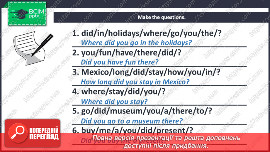 №061 - Around the world. Past Simple Tense (questions and answers). “Did you …? - Yes, I did/No, I didn’t”, “When did you …? – Yesterday.”20 №061 - Around the world. Past Simple Tense (questions and answers). “Did you …? - Yes, I did/No, I didn’t”, “When did you …? – Yesterday.”20