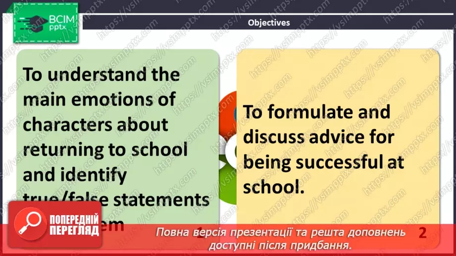 №001 - ГР1 Повернення до школи. Розвиток навичок сприймання на слух Back to School. Starter. Listening.2