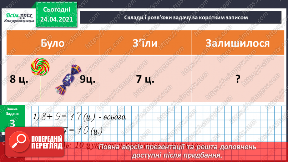 №128 - Зміна суми при зміні одного доданку на кілька одиниць. Обчислення ламаної лінії за довжиною ланок та її креслення.12