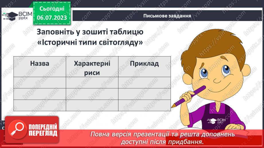 №033 - Світогляд, наукові знання та художня культура впродовж історії13 №033 - Світогляд, наукові знання та художня культура впродовж історії13