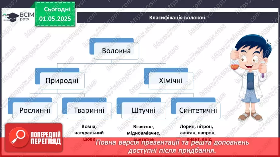 №33 - Природні та хімічні волокна.8 №33 - Природні та хімічні волокна.8