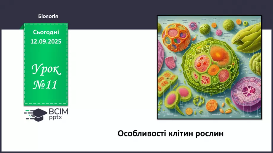 №011 - Особливості клітин рослин.0 №011 - Особливості клітин рослин.0