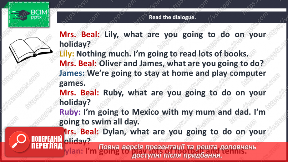 №052 - Holiday plans. “Are you going to …”, “Yes, I am”, “No, I don’t like … (gardening)”5 №052 - Holiday plans. “Are you going to …”, “Yes, I am”, “No, I don’t like … (gardening)”5