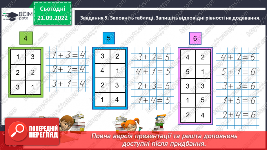 №0023 - Повторюємо числа 1–6.18