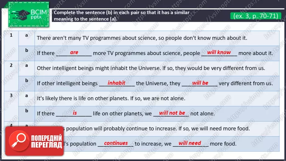 №18 - Умовні речення першого типу. Вдосконалення граматичних навичок.  First Conditional Sentences. Build Up Your Grammar.8 №18 - Умовні речення першого типу. Вдосконалення граматичних навичок.  First Conditional Sentences. Build Up Your Grammar.8