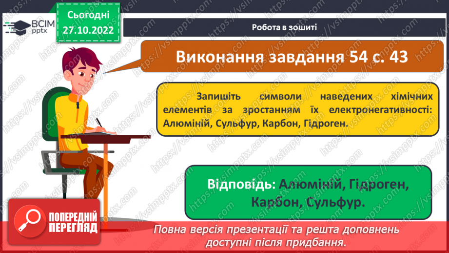 №22 - Природа хімічного зв`язку та електронегативність елементів.24 №22 - Природа хімічного зв`язку та електронегативність елементів.24