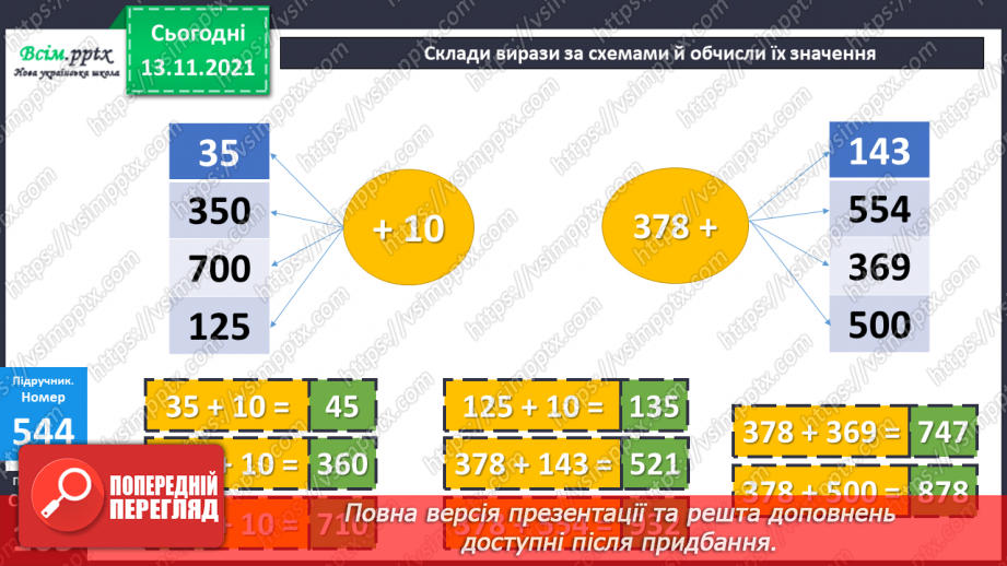 №056 - Додавання 0. Розв’язування рівнянь. Розв’язування задач на знаходження периметра та площі прямокутника9