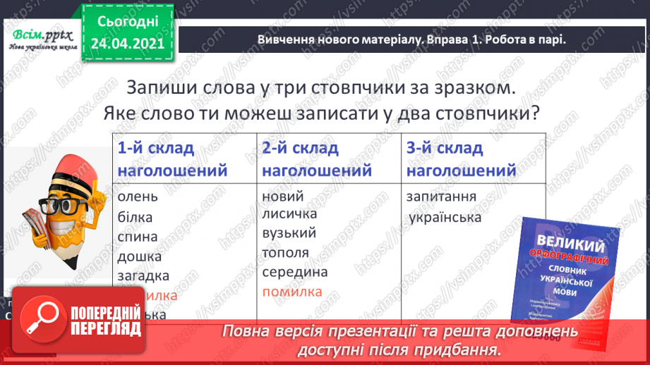 №027 - Склад. Наголос. Абзац. План. «Мій домашній улюбленець» (Дмитро Кузьменко)8