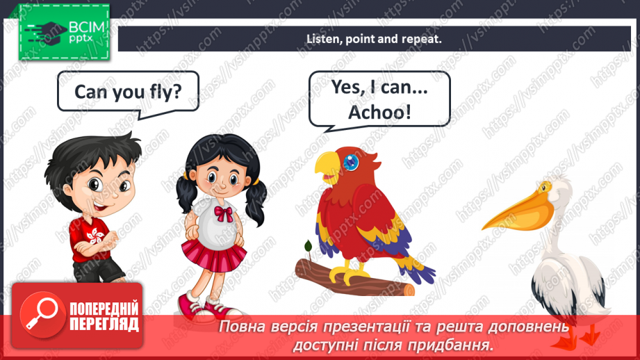 №051 - Animals – 5b. “Can you …?”, “Yes, I can”, “No, I can’t (cannot)”19