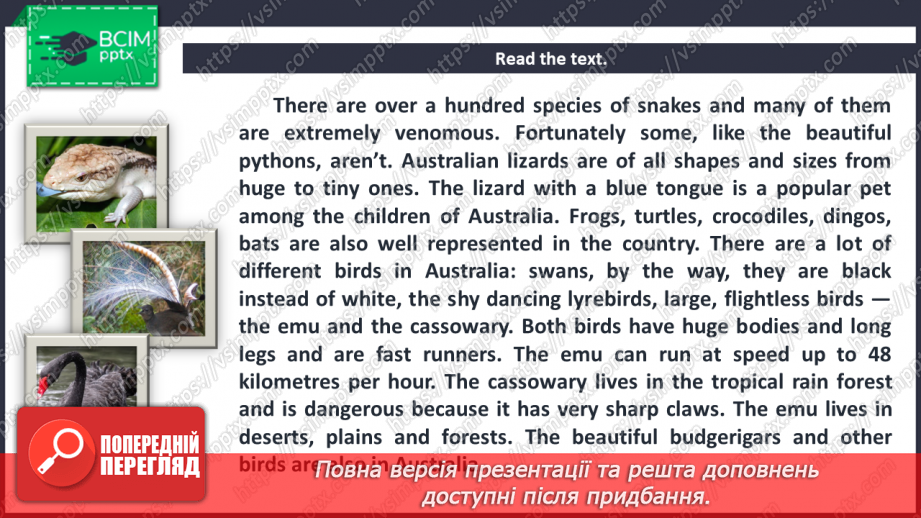 №081 - Fact File. Australia. Wildlife and Wild Flowers of Australia.12 №081 - Fact File. Australia. Wildlife and Wild Flowers of Australia.12