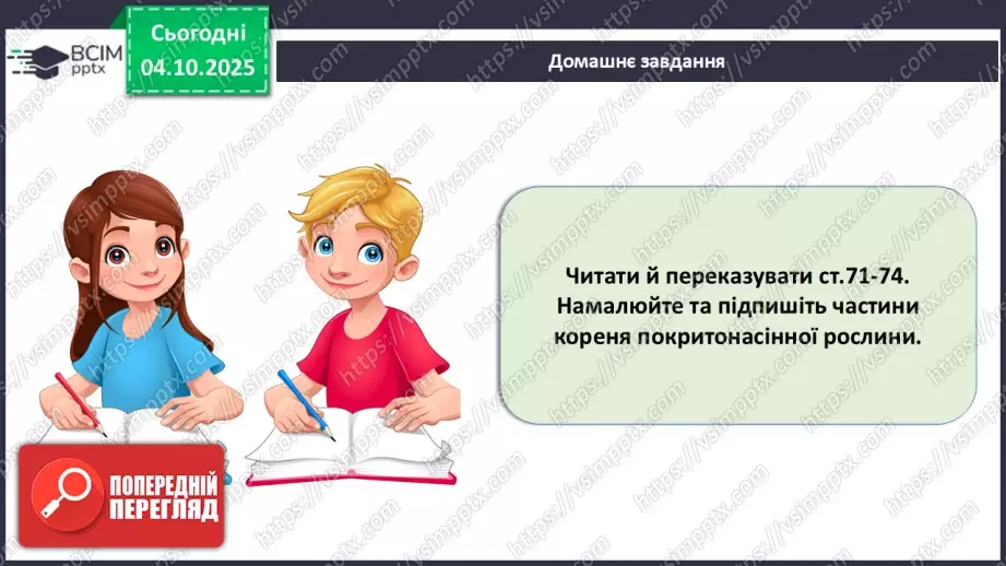 №021 - Покритонасінні рослини: тканини та будова кореня33 №021 - Покритонасінні рослини: тканини та будова кореня33