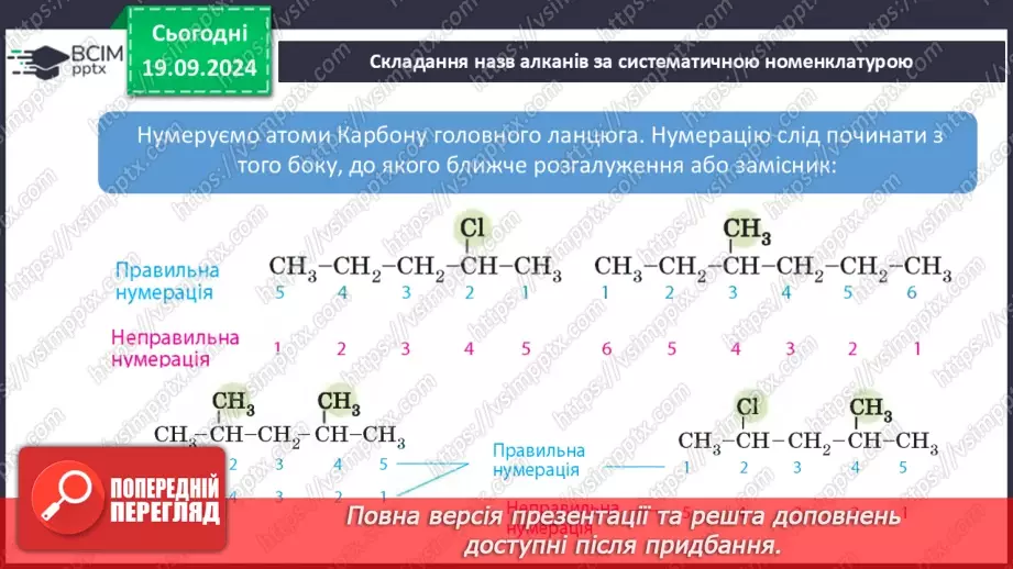 №04 - Систематична номенклатура. Класифікація вуглеводнів21