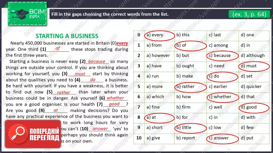 №16 - Пошук роботи та можливості після школи. Узагальнення вивченого протягом теми. Самооцінювання.  Looking for a Job and Opportunities After School. Use Your Skills. Check Your English.7 №16 - Пошук роботи та можливості після школи. Узагальнення вивченого протягом теми. Самооцінювання.  Looking for a Job and Opportunities After School. Use Your Skills. Check Your English.7