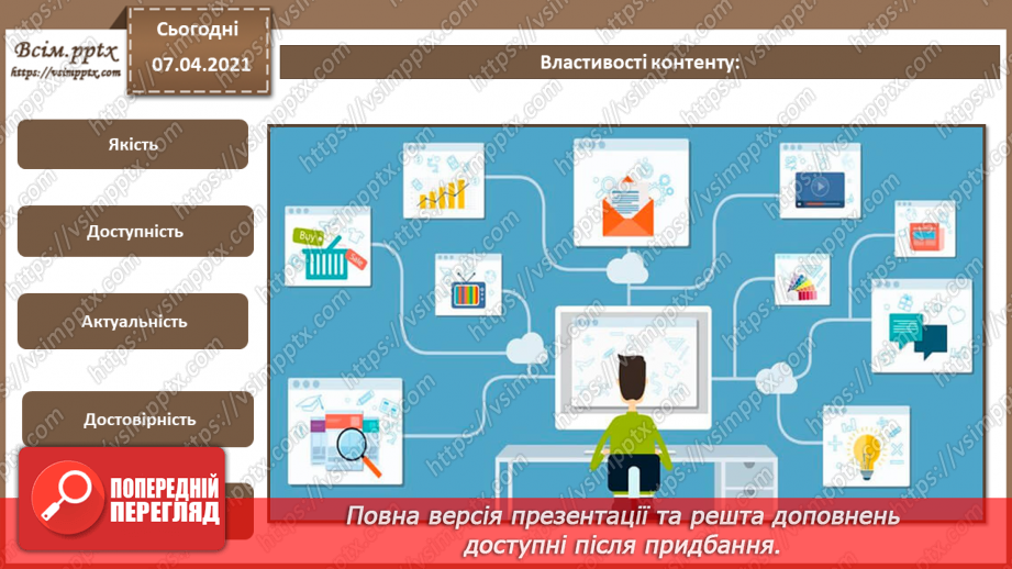 №22 - Правила ергономічного розміщення відомостей на вебсторінці.9