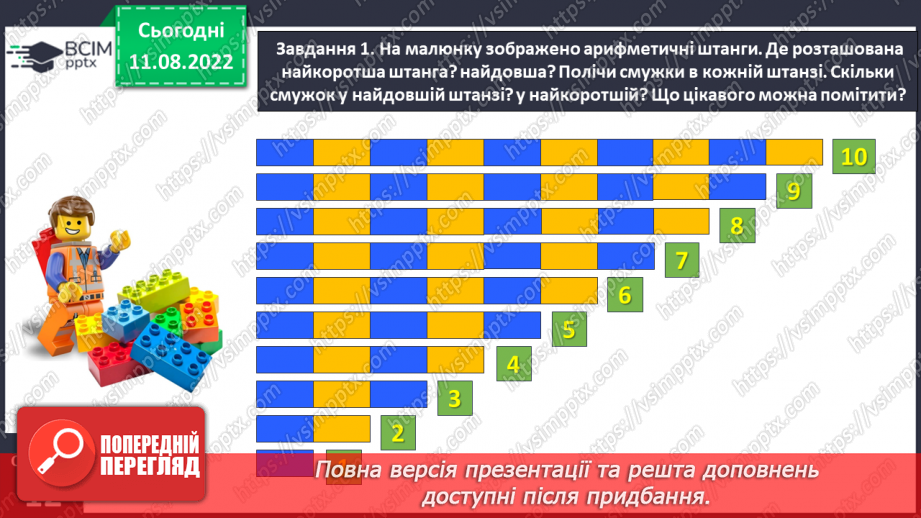 №0006 - Лічимо від 1 до 10. Цифри: 0, 1, 2, 3, 4, 5, 6, 7, 8, 9.15