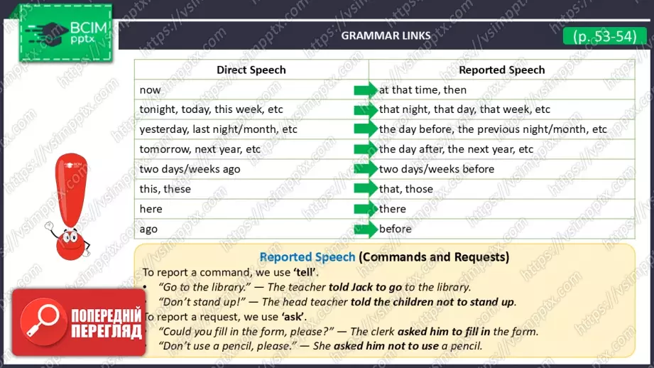 №12 - Пряма та непряма мова. Майбутнє в минулому. Вдосконалення граматичних навичок.  Direct and Reported Speech. Future-in-the-Past.  Build Up Your Grammar.18 №12 - Пряма та непряма мова. Майбутнє в минулому. Вдосконалення граматичних навичок.  Direct and Reported Speech. Future-in-the-Past.  Build Up Your Grammar.18
