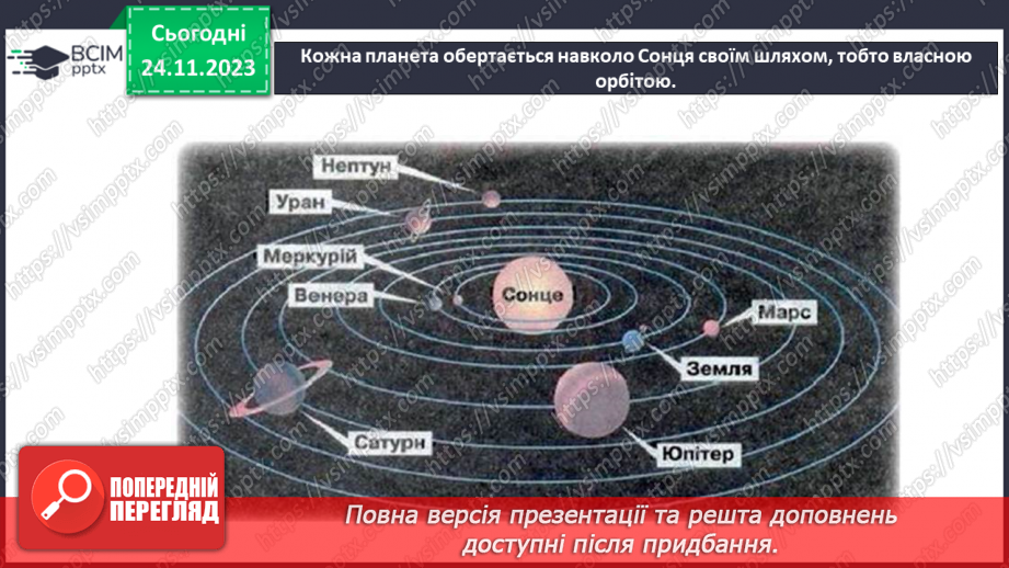 №28 - Практичне дослідження. Дані про планети сонячної системи.5