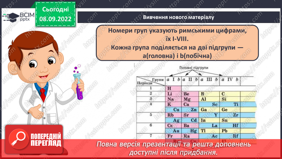 №08 - Структура періодичної системи хімічних елементів.9