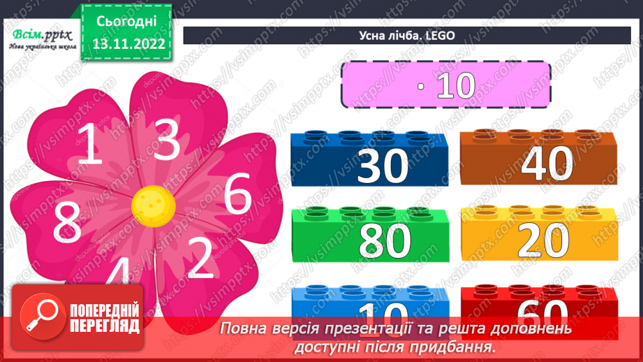 №047 - Числовий відрізок. Розв¢язок рівнянь. Задачі на знаходження частини від числа.3