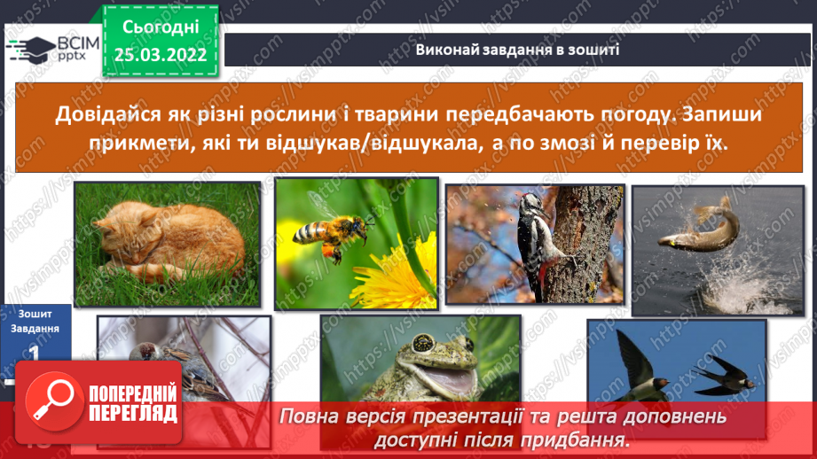 №079 - Які рослини і тварини «передбачають» погоду?19 №079 - Які рослини і тварини «передбачають» погоду?19