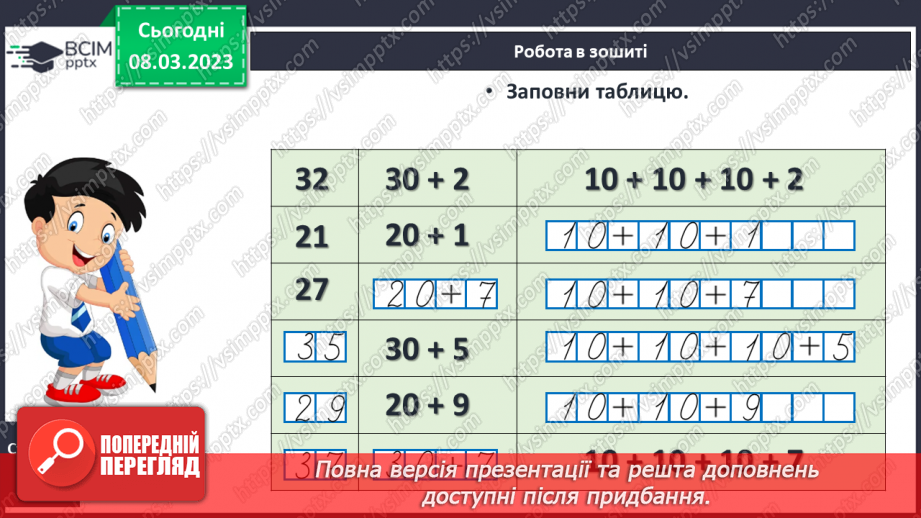 №0108 - Додавання виду 60 + 4, 5 + 40. Знаходження невідомого доданка. Обчислення вартості покупки. Знаходження довжини ламаної.26