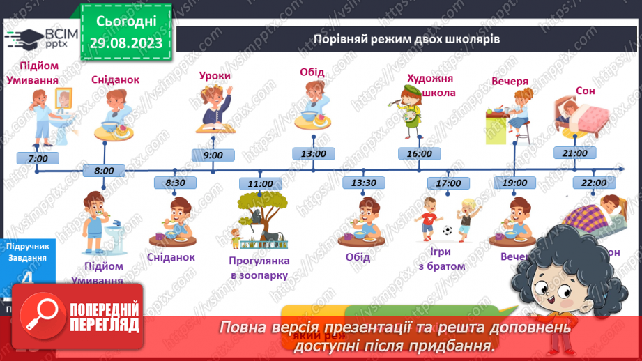 №013-14 - Мій час. Інформатика в інтегрованому курсі. Урок 2. Я дізнаюсь про інформацію і повідомлення. Я переміщую значки на робочому столі.17