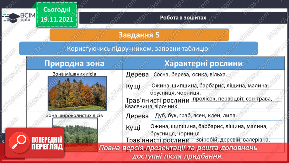 №039 - Подорожуємо  зонами мішаних і  широколистих лісів20