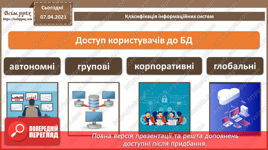 №34 - Бази даних в інформаційних системах. Поняття моделі подання даних, основні моделі даних.5