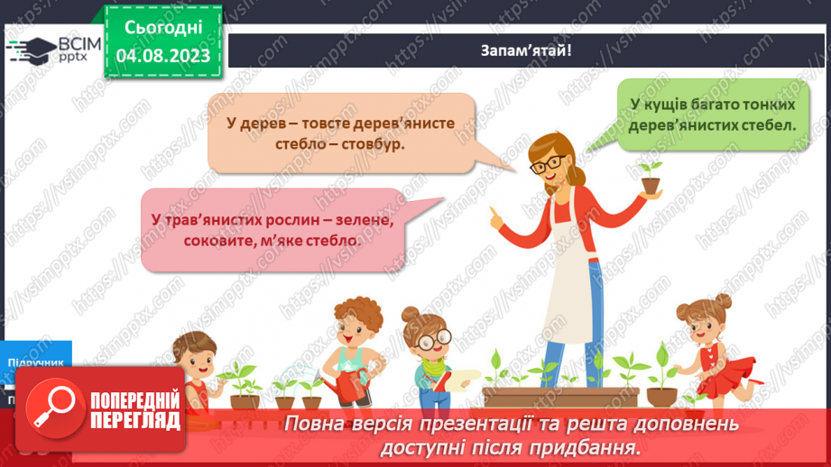 №169-170 - Я досліджую дерева, кущі, трав’янисті рослини.12