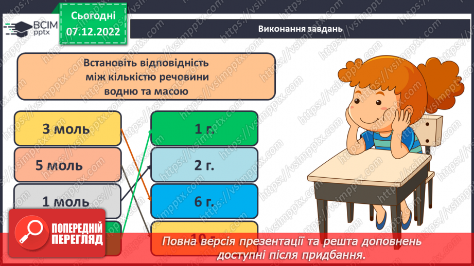 №34 - Молярна маса. Обчислення за хімічною формулою маси даної кількості речовини та кількості речовини за відомою масою15 №34 - Молярна маса. Обчислення за хімічною формулою маси даної кількості речовини та кількості речовини за відомою масою15