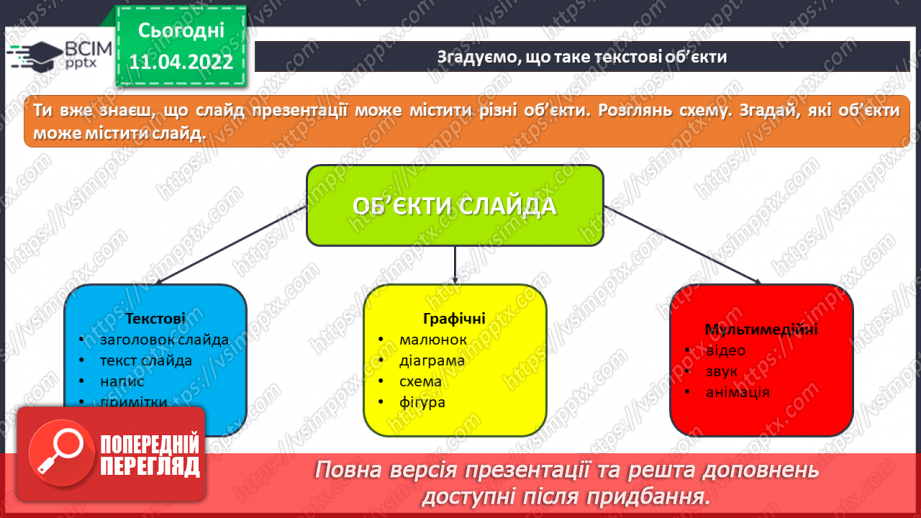 №29 - Інструктаж з БЖД. Текстові об’єкти на слайдах презентації. Додавання текстових об’єктів з подальшим редагування та форматуванням.5