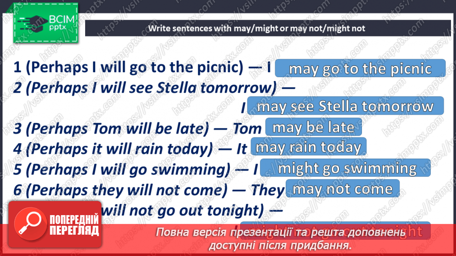 №028 - Grammar. Modal Verbs ‘should’, ‘may’, ‘might’10