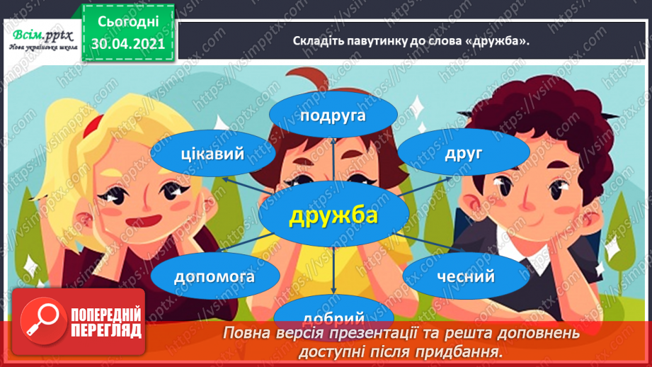 №074 - Розвиток зв’язного мовлення. Пишу розповідь про друга або подружку8