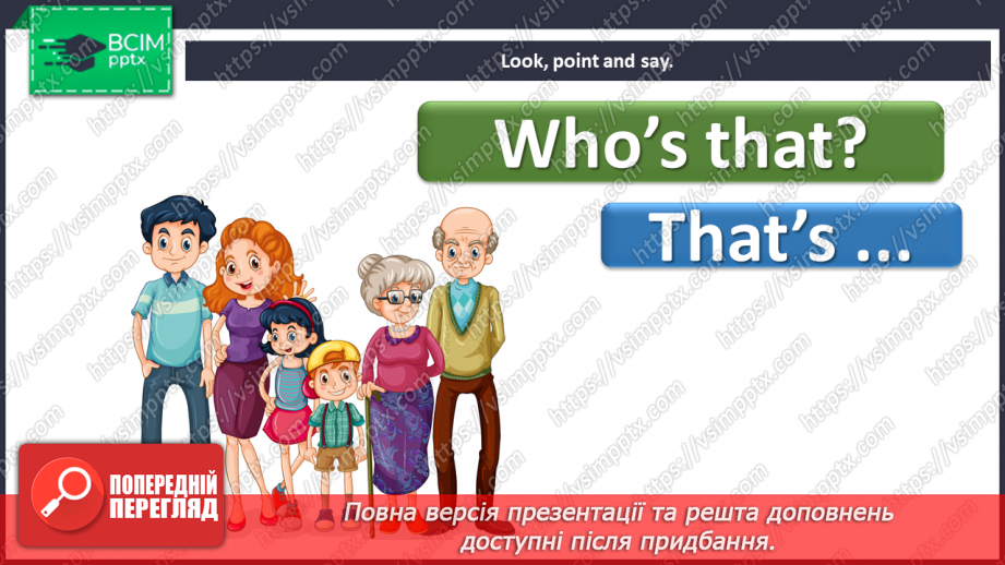 №050 - Family. “Who’s that?”, “What’s his/her name?”8