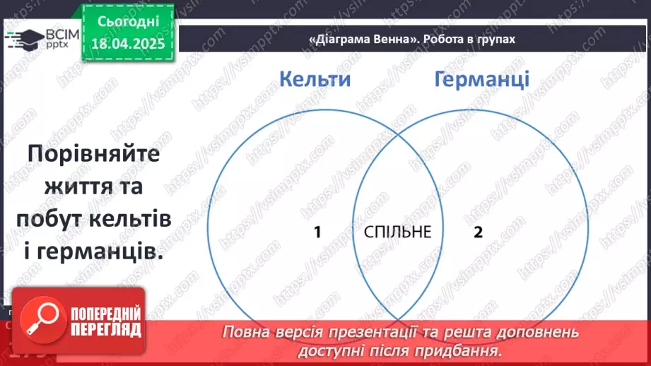 №62 - «Варварський світ». Народи — сусіди Риму (кельти, сармати, германці, слов’яни та інші).26