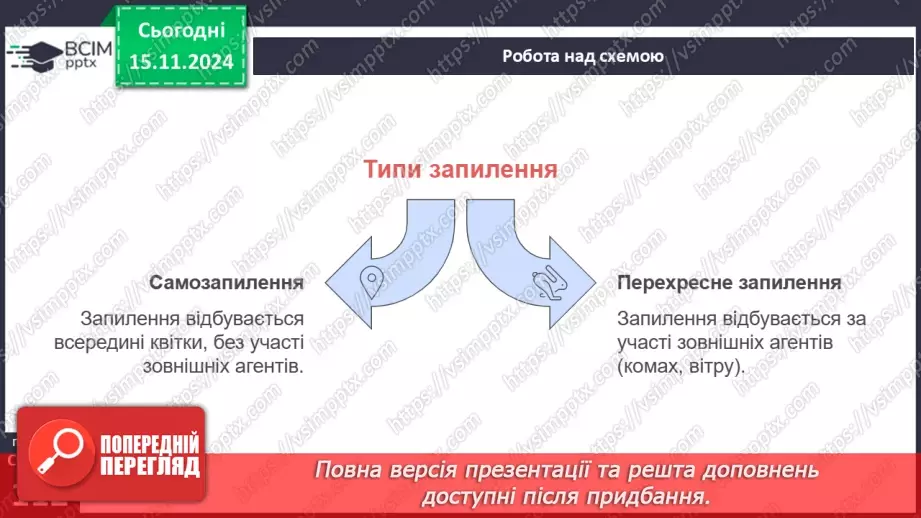 №34 - Які особливості процесів запилення та запліднення у квіткових рослин?5