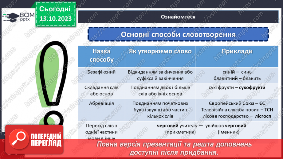 №032 - Основні способи словотворення.12